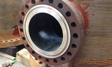 Flange pipe processing